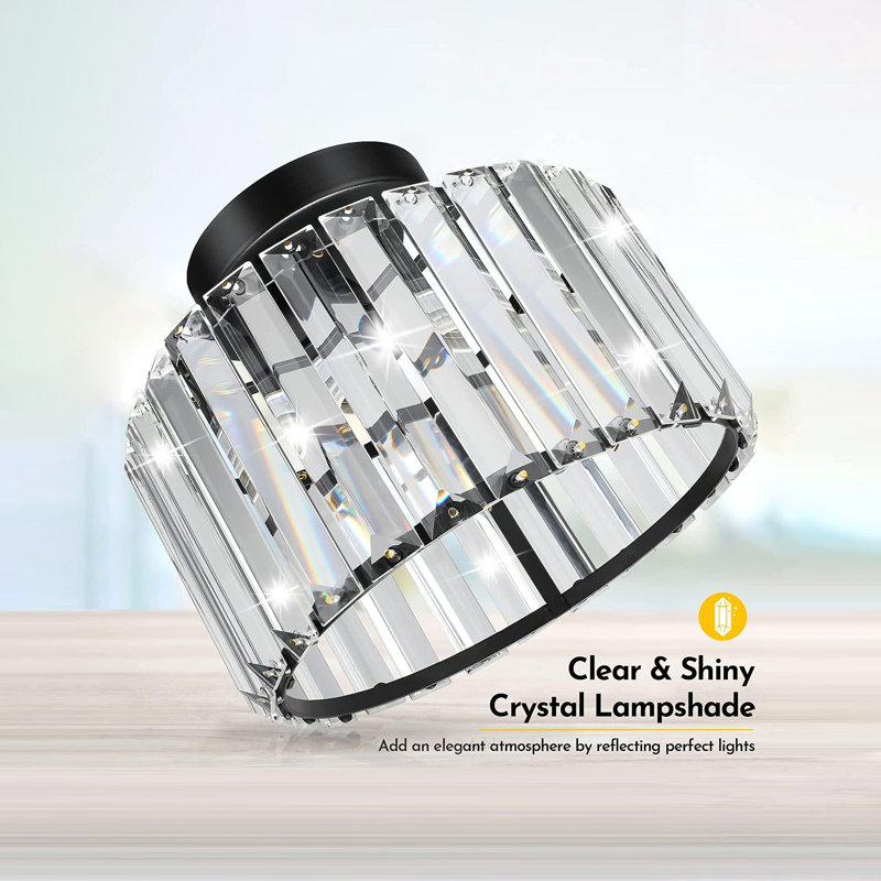 高評価！ Crystal Lilyanka Mercer41 Semi Wayfair | Reviews & Mount Flush アイドルグッズ